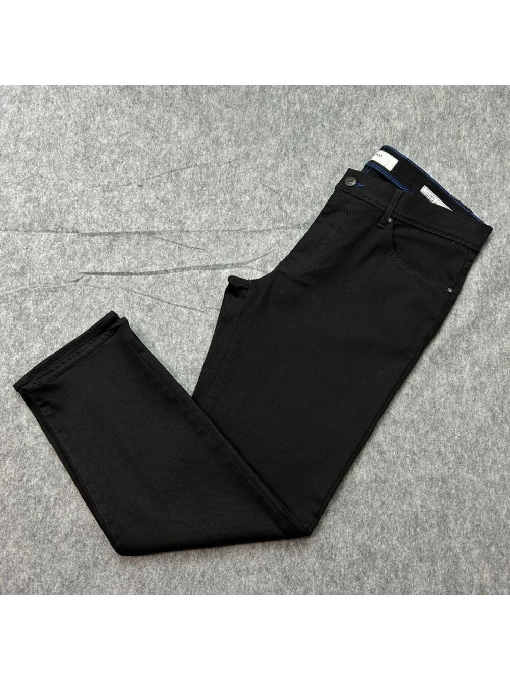 Brax Cadiz Straight Fit Jeans Men's Size 34 X 30 Mid Rise Black Denim